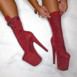 Hella Heels High BabyDoll 8inch Boots - Dark Red 9 Hella Heels High BabyDoll 8inch Boots - Dark Red -Famous Boot Store 20 05 13HighBabydolls 71 900x ce452804 0105 497b ab58 66f99171936e 1