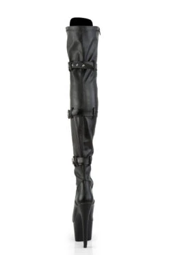 Pleaser USA Adore-3028 7inch Thigh High Pleaser Boots - Matte Black -Famous Boot Store ADORE 3028 BPU M09