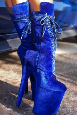 Famous Boot Store -Famous Boot Store BabyDollVelvet8inchBoots KingPin5