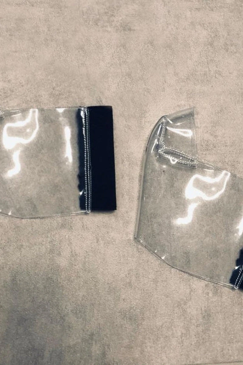 Hella Heels Classique Shoe Protector - Clear (Black Back) 2 Hella Heels Classique Shoe Protector - Clear (Black Back) - Image 2