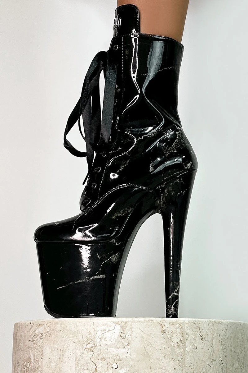 Hella Heels Renaissance 8inch Boots - Confession 1 Hella Heels Renaissance 8inch Boots - Confession