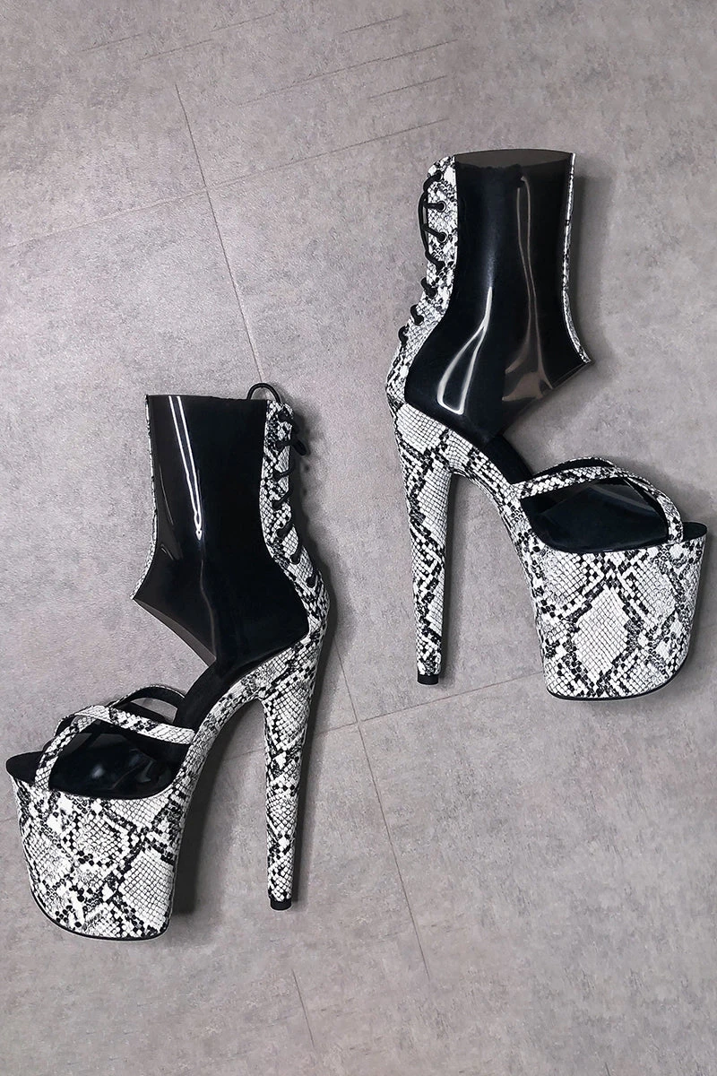 Hella Heels Killer Kingsnake Boots - 8inch 2 Hella Heels Killer Kingsnake Boots - 8inch - Image 2