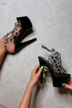 Hella Heels Make It Reign 7inch Stilettos - Black 5 Hella Heels Make It Reign 7inch Stilettos - Black -Famous Boot Store EmpireKicksMakeitReignBlack7inchpoledanceShieldStiletto 2 1