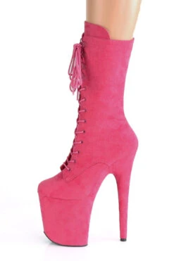 Pleaser USA Flamingo-1050FS Faux Suede 8inch Pleaser Boots - Hot Pink 9 Pleaser USA Flamingo-1050FS Faux Suede 8inch Pleaser Boots - Hot Pink -Famous Boot Store FLAMINGO 1050FS HPFS M05