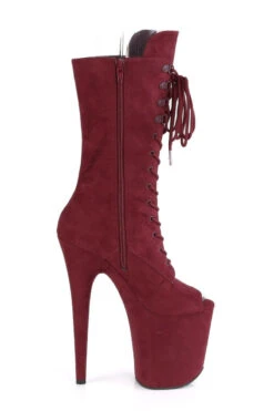 Pleaser USA Flamingo-1051FS Faux Suede 8inch Peep Toe Pleaser Boots - Burgundy 7 Pleaser USA Flamingo-1051FS Faux Suede 8inch Peep Toe Pleaser Boots - Burgundy -Famous Boot Store FLAMINGO 1051FS BYFS M13