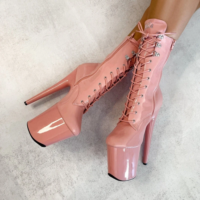 Hella Heels LipKit 8inch Boots - Candy Shop 6 Hella Heels LipKit 8inch Boots - Candy Shop - Image 6