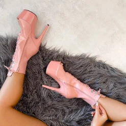 Hella Heels LipKit Open Toe 7inch Boots - Candy Shop -Famous Boot Store File 015 Edit 1