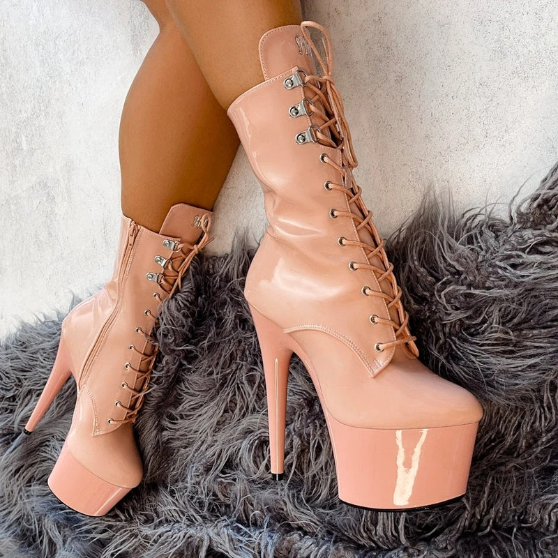 Hella Heels LipKit 7inch Boots - Dream On 4 Hella Heels LipKit 7inch Boots - Dream On - Image 4