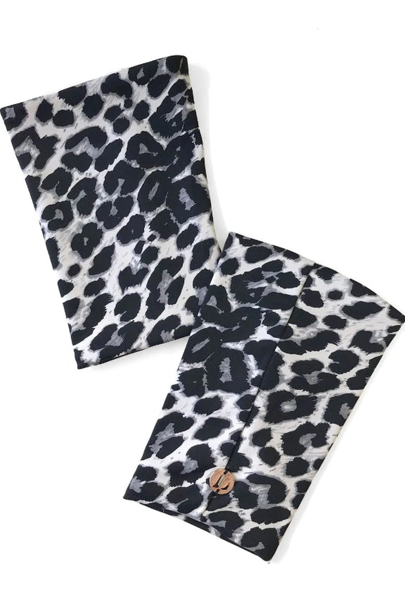 Lunalae Shoe Covers - Grey Leopard 1 Lunalae Shoe Covers - Grey Leopard