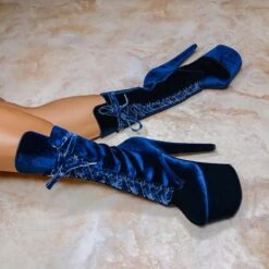 Hella Heels BabyDoll Velvet 7inch Boots - Old Money 5 Hella Heels BabyDoll Velvet 7inch Boots - Old Money -Famous Boot Store HBDOldMoney1 900x 15cfbbf2 da8d 4701 8e79 2ea1d9b15ba0
