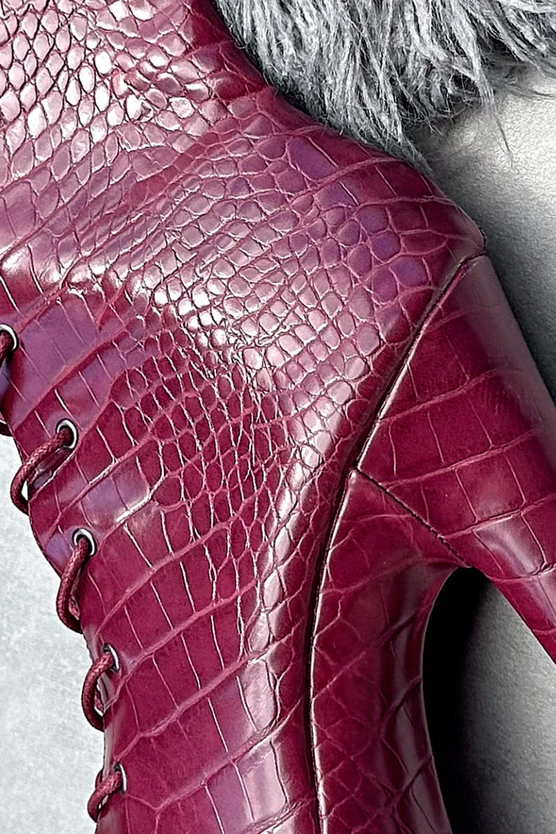 Hella Heels I Don't Bite Knee High Boots - 8inch 3 Hella Heels I Don't Bite Knee High Boots - 8inch - Image 3