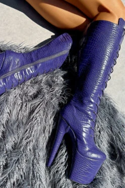 Hella Heels Play Dead Knee High Boots - 8inch 9 Hella Heels Play Dead Knee High Boots - 8inch -Famous Boot Store IMG 0644