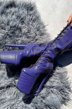 Hella Heels Play Dead Knee High Boots - 8inch 11 Hella Heels Play Dead Knee High Boots - 8inch -Famous Boot Store IMG 0657