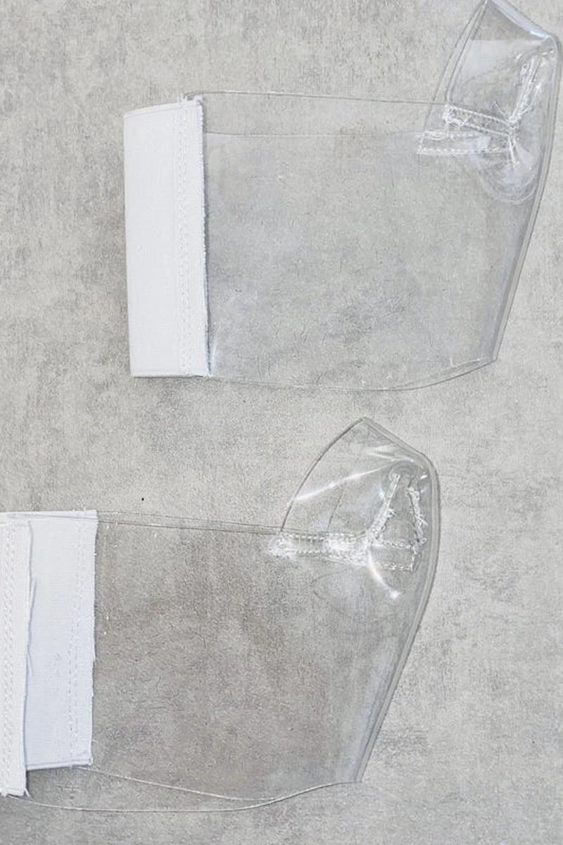 Hella Heels Classique Shoe Protector - Clear (White Back) 2 Hella Heels Classique Shoe Protector - Clear (White Back) - Image 2