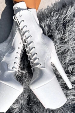 Hella Heels The Glitterati 8inch Boots - Snow Kween -Famous Boot Store IMG 28021 1