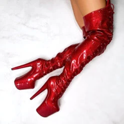 Hella Heels The Glitterati Thigh High 8inch Boots - Kansass -Famous Boot Store IMG 3859 8cf1d141 0f22 4e2d 8041 d11bd803af7b 1