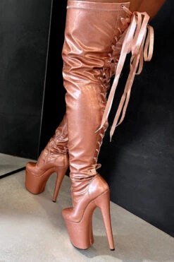 Hella Heels Thicc Thigh High 8inch Boots - Rose Gold -Famous Boot Store IMG 4386 3600c231 f36c 4cb3 954b 5bdd101c9e1c 1