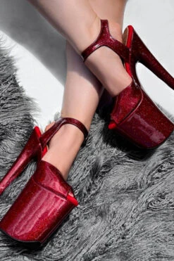 Hella Heels The Glitterati 8inch Stilettos - Kansass 7 Hella Heels The Glitterati 8inch Stilettos - Kansass -Famous Boot Store IMG 7347