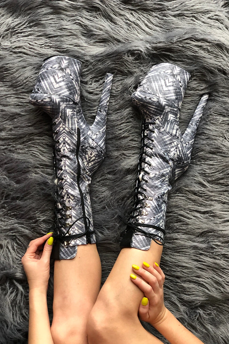 Hella Heels Cult Boots - 8inch 5 Hella Heels Cult Boots - 8inch - Image 5