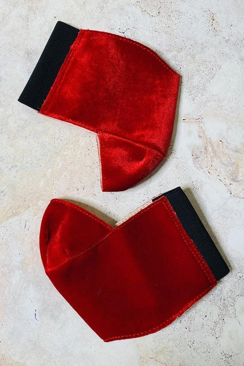 Hella Heels Classique Velvet Shoe Protector - Bad Blood 1 Hella Heels Classique Velvet Shoe Protector - Bad Blood