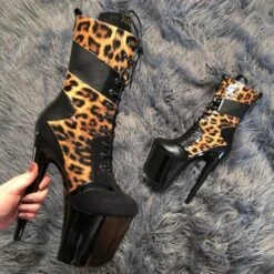 Hella Heels EmpireKicks 8inch Boots - Black 13 Hella Heels EmpireKicks 8inch Boots - Black -Famous Boot Store Kicks Black Leopard 8 inch 5 1512x 022aab52 eda8 48ec a415 12a7ec8acbd0