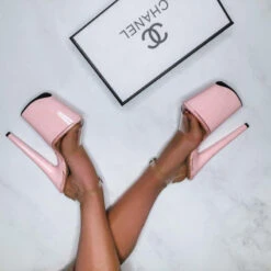 Hella Heels Classic Gloss 8inch Stilettos - Lyla 10 Hella Heels Classic Gloss 8inch Stilettos - Lyla -Famous Boot Store Lyla 3 1