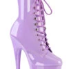 Pleaser USA Adore-1020 7inch Pleaser Boots - Patent Lavender
