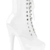 Pleaser USA Adore-1020 7inch Pleaser Boots - Patent White
