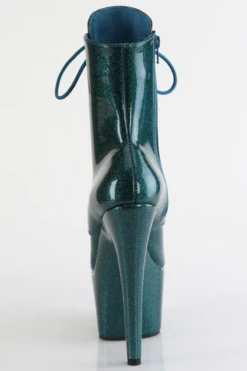 Pleaser USA Adore-1020GP 7inch Pleaser Boots - Teal Glitter -Famous Boot Store adore 1020gp tlg m09 1
