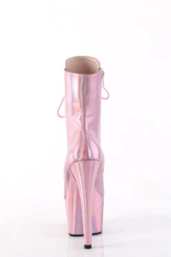 Pleaser USA Adore-1020HG 7inch Pleaser Boots - Holographic Baby Pink -Famous Boot Store adore 1020hg bphg m09