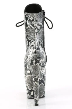 Pleaser USA Adore-1020SPWR 7inch Pleaser Boots - Black Snake -Famous Boot Store adore 1020sp bsp m09 1