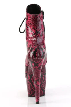 Pleaser USA Adore-1020SPWR 7inch Pleaser Boots - Hot Pink Snake -Famous Boot Store adore 1020sp hpsp m09