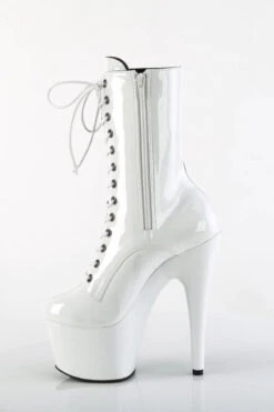 Pleaser USA Adore-1040TT 7inch Pleaser Boots - Patent Black/White -Famous Boot Store adore 1040tt b w m05 1397b8b8 9f3f 47d1 bfa7 4989ba70eed6
