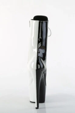 Pleaser USA Adore-1040TT 7inch Pleaser Boots - Patent Black/White -Famous Boot Store adore 1040tt b w m09 409ef32c 5a24 4a2b b7dd 5b9f5cae07e0 1