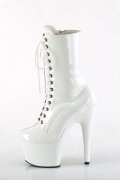 Pleaser USA Adore-1040TT 7inch Pleaser Boots - Patent Blush/White -Famous Boot Store adore 1040tt bh w m05