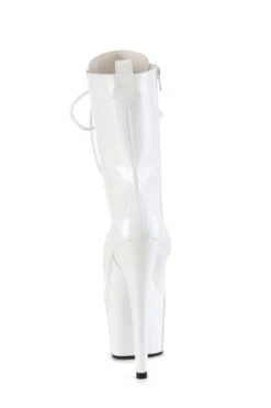 Pleaser USA Adore-1040WR 7inch Pleaser Boots - Holographic White -Famous Boot Store adore 1040wr hg whg m09 1