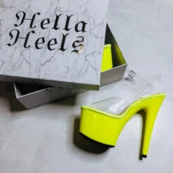 Hella Heels Classic Gloss 7inch Stilettos - Rhylie -Famous Boot Store ashton coco leonie rhylie 6 7 25