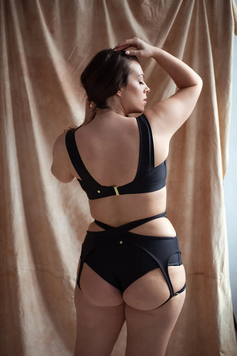 Sway Candice Shorts - Black Crow 2 Sway Candice Shorts - Black Crow - Image 2