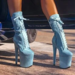 Hella Heels High BabyDoll 8inch Boots - Baby Blue -Famous Boot Store cover cropin 900x 03caa949 be37 41f4 b000 352ca157bf1f 1