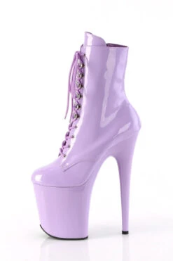 Pleaser USA Flamingo-1020 8inch Pleaser Boots - Patent Lavender -Famous Boot Store flamingo 1020 lv m05 1