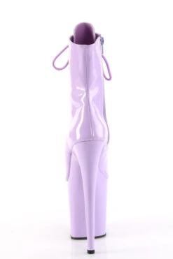 Pleaser USA Flamingo-1021 Peep Toe 8inch Pleaser Boots - Patent Lavender -Famous Boot Store flamingo 1021 lv m09 1
