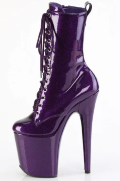 Pleaser USA Flamingo-1040GP 8inch Pleaser Boots - Purple Glitter -Famous Boot Store flamingo 1040gp ppg m05 09b126e0 ecc0 43ed 933d ed7fac9afc05 1
