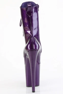 Pleaser USA Flamingo-1040GP 8inch Pleaser Boots - Purple Glitter -Famous Boot Store flamingo 1040gp ppg m09 7272bd98 da47 4898 b393 0e3f41febb61