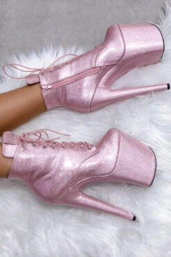 Hella Heels The Glitterati 8inch Ankle Boots - Sugarbaby 7 Hella Heels The Glitterati 8inch Ankle Boots - Sugarbaby -Famous Boot Store glitter 19