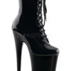 Pleaser USA Infinity-1020 9inch Pleaser Boots - Patent Black