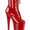 Pleaser USA Infinity-1020 9inch Pleaser Boots - Patent Red