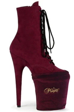 Pleaser USA Shoe Protectors - Burgundy Velvet