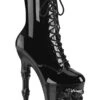 Pleaser USA Rapture-1020 8inch Pleaser Boots - Patent Black